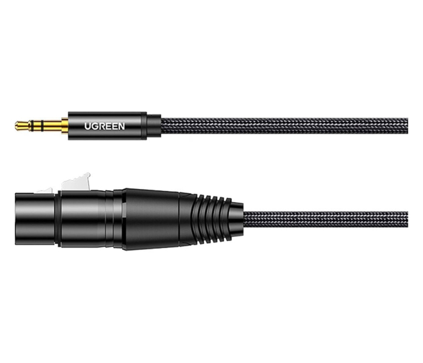 UGREEN Kabel XLR do jack AV182 3.5mm AUX 1m czarny - 1489187 - zdjęcie 2